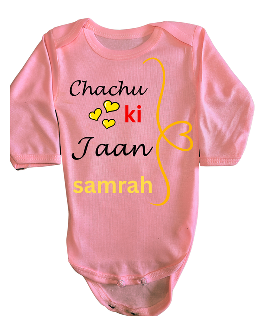 "Chacho Ki Jaan – The Coolest Baby, Loved by the Coolest Chachu!"