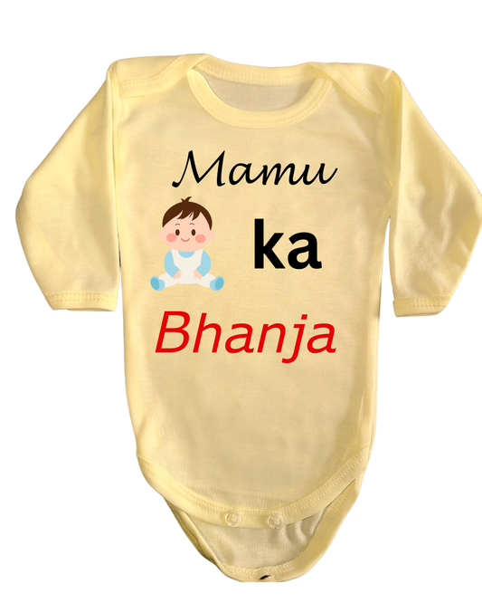 "Mamu Ka Bhanja – A Bundle of Cuteness, Loved by Mamu!"