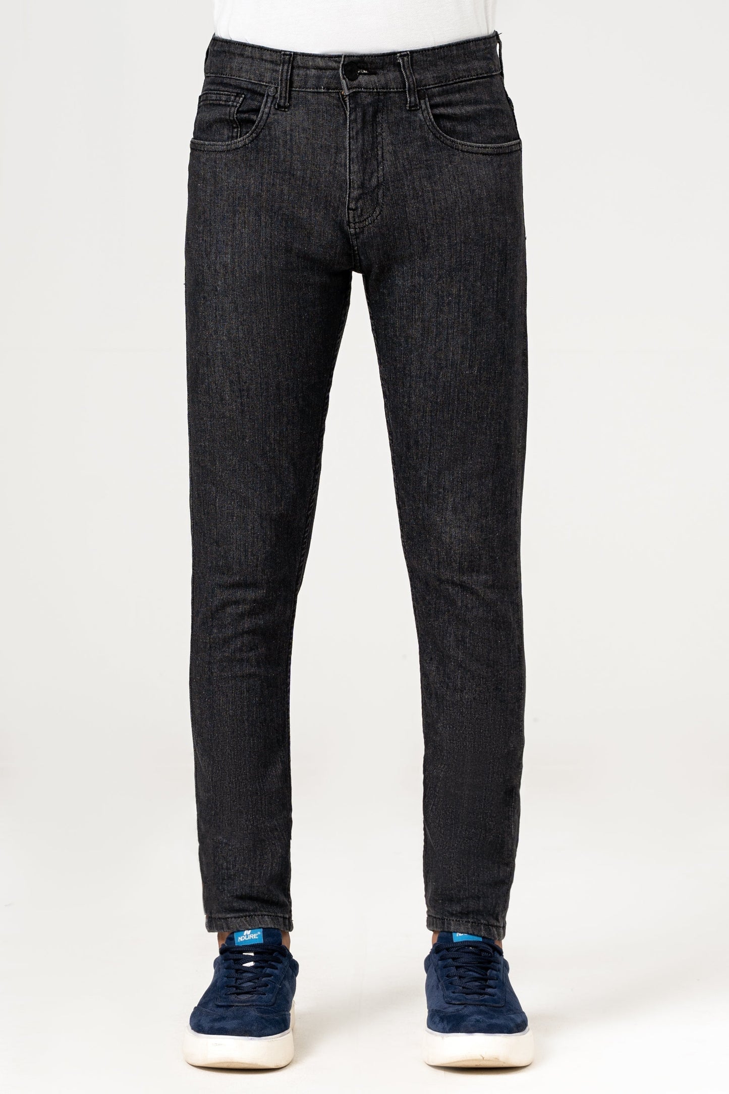 SLIM LEG DENIM  JEANS DARK GREY