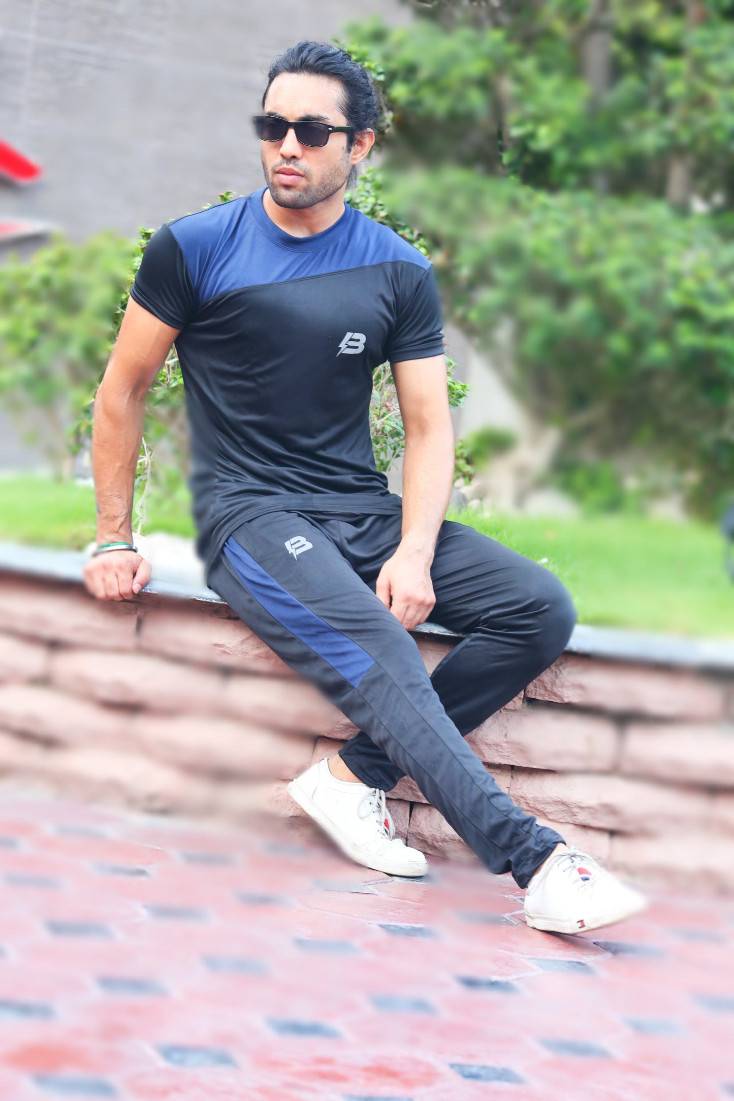 NAVY-BLACK DRI-FIT SUMMER TRACKSUIT